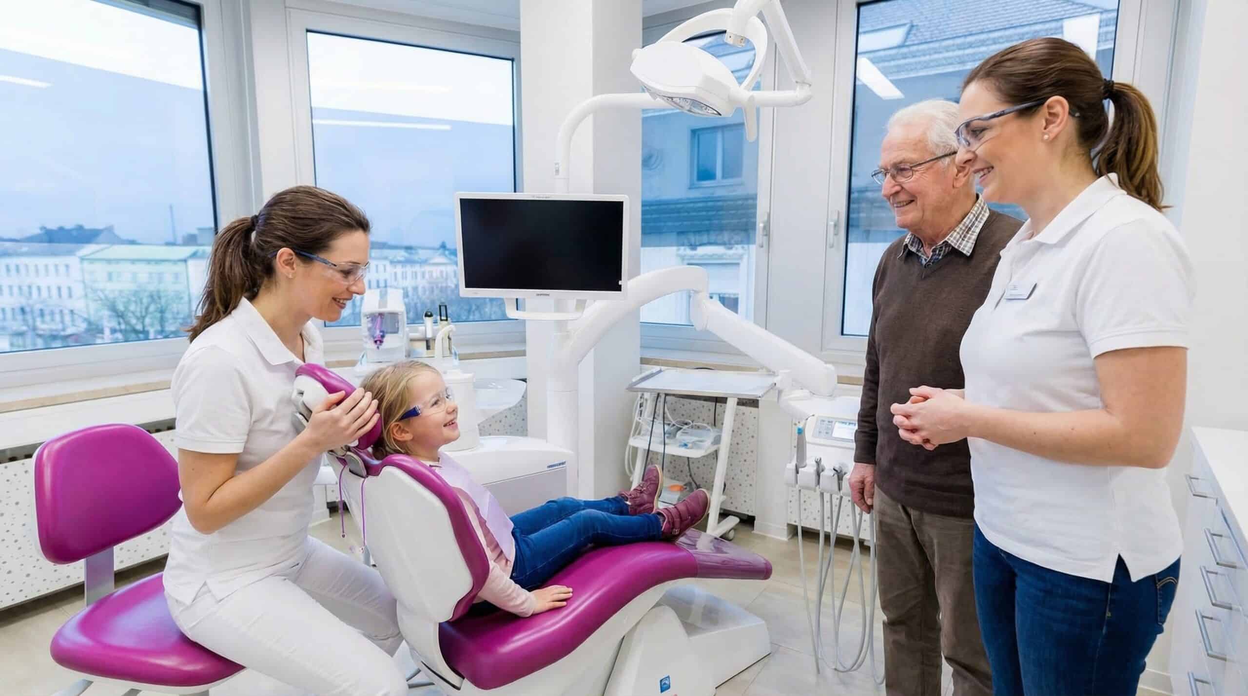 Zahnprophylaxe für alle Altersgruppen: von Kindern bis Senioren bei AUX-DENT Augsburg