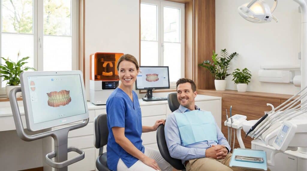 3D-Drucker bei AUX-DENT: Moderne Zahnmedizin mit digitalem Labor und CAD/CAM-Technologie