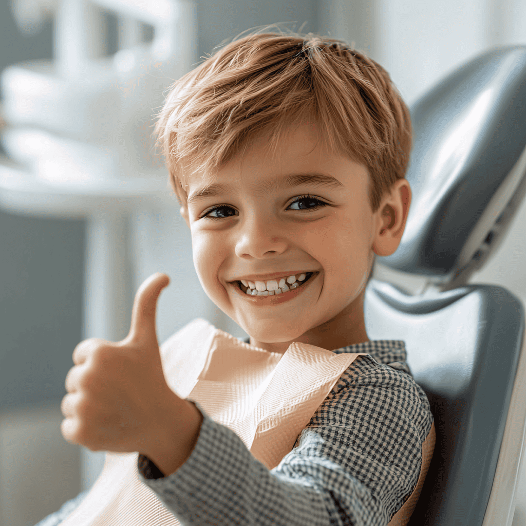 ai generated, child, dentist, dental, teeth, smile, happy, healthcare, checkup, professional, clinic, oral, hygiene, medical, young, appointment, clean, treatment, healthy, friendly, prevention, doctor, confident, relaxed, boy
