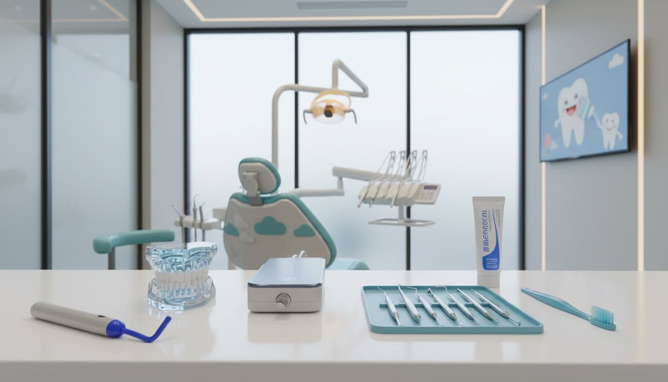 Kinderprophylaxe bei AUX-DENT: Fissurenversiegelung und Fluoridierung für gesunde Zähne